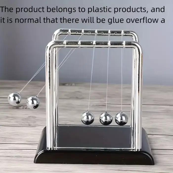 Boules d'équilibre au pendule Newton : décoration de bureau élégante et jouet dynamique éducatif
