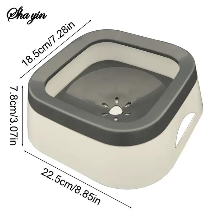 Bassin d'eau flottant pour animaux de compagnie en plein air, bol d'eau, bol monté sur voiture, distributeur d'eau anti-éclaboussures et anti-déversement pour chiens et chats