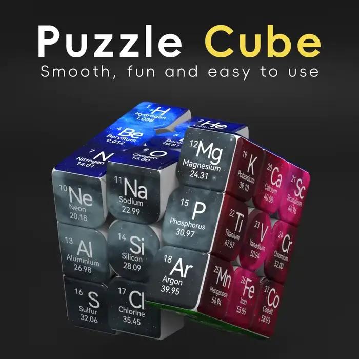 La Table périodique Cuberspeed ZIINA STAR 3x3 Cube de vitesse Puzzle