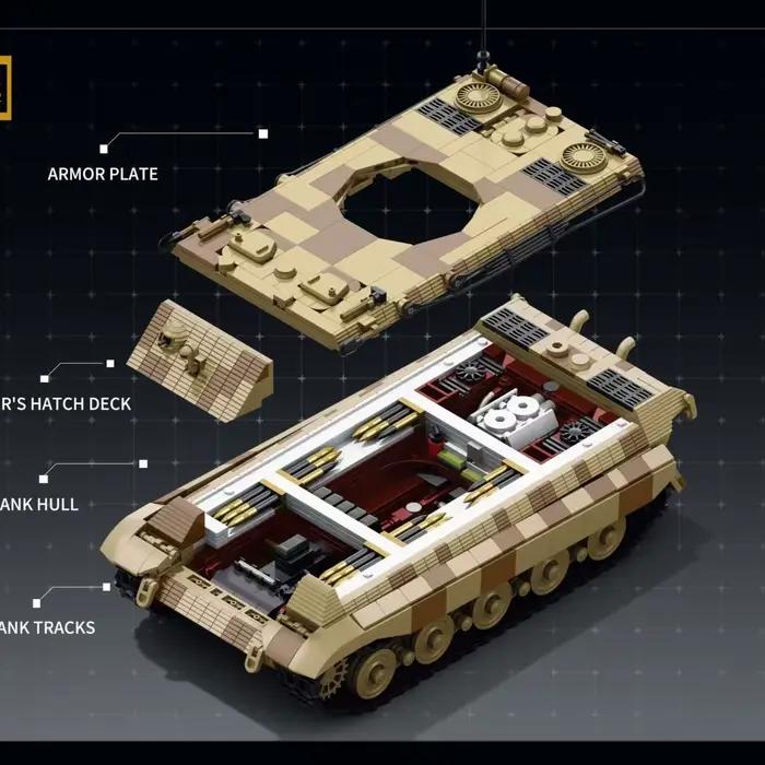 Ensemble de construction de char Tiger King TK2