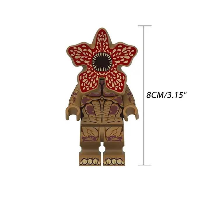 Figurines de construction en bois Stranger Things pour enfants et adultes figurines de Dustin Mike Vecna Will Eleven Demogorgon blocs de construction jouets occasions spéciales