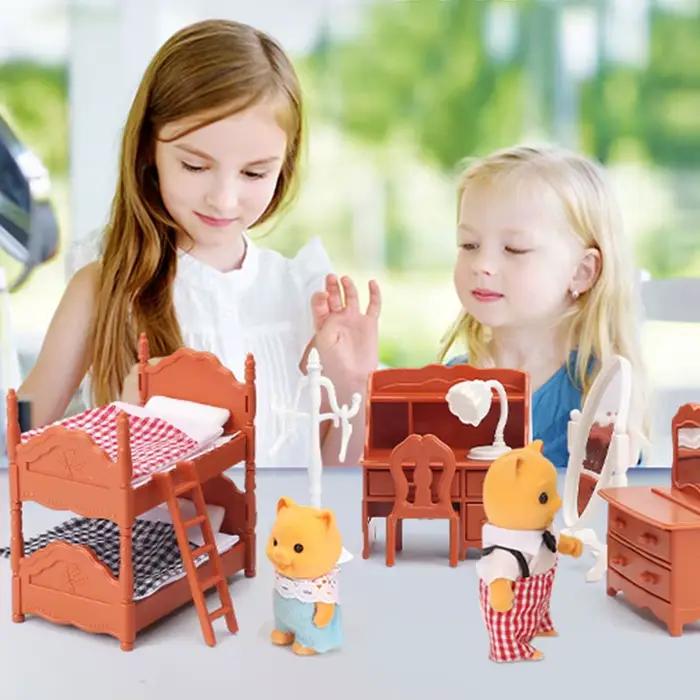 Meubles de maison de poupée familiale forêt 1:12