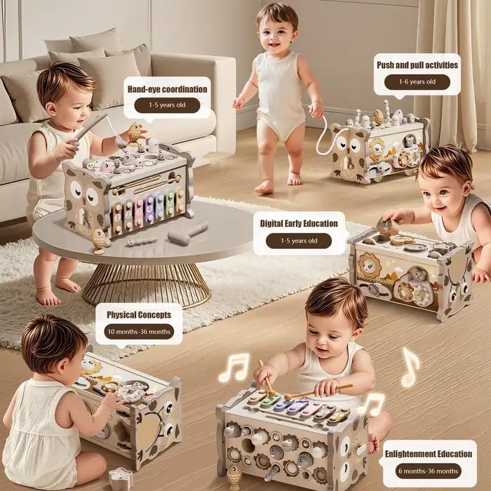 Jouet Montessori sensoriel magnétique pour enfants