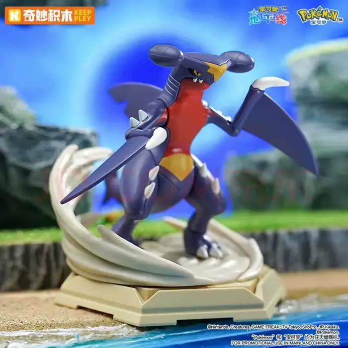 Jouet de construction Keeppley Pokémon Meowth Charizard Gengar Eevee Gardevoir Garchomp Figurine de dessin animé
