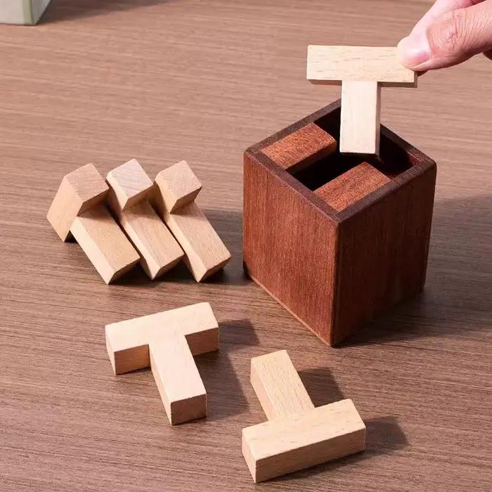 Boîte de puzzle en bois imposible très difficile pour adultes et enfants