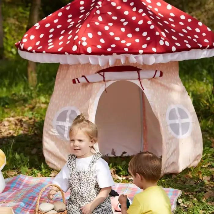 Tente pour enfants en forme de cabane en forme de champignon