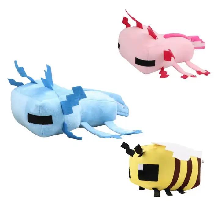 Jouets en Peluche Axolotl bleu 30cm