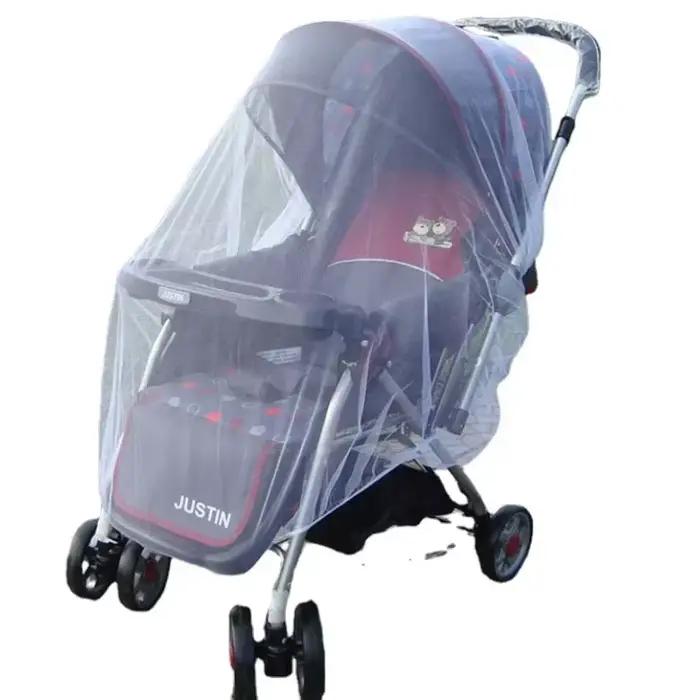 Moustiquaire pour poussette bébé protection contre insectes polyester coton été sécurité confort sorties balades parc vacances naissances cadeaux occasions spéciales