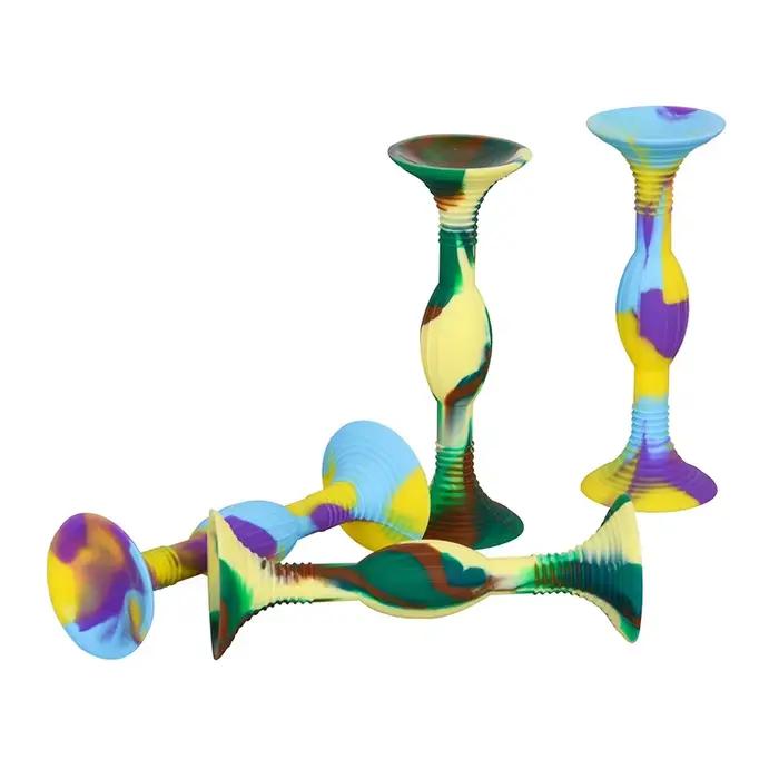 Ensemble de jeu - Jeu de lancer à ventouse intérieure et extérieure - Fléchettes de compétition POP de couleurs mélangées 10 pièces