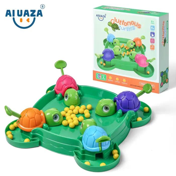 Jeu de réunion de famille AIUAZA tortue mangeant des haricbons compétitif fête pour quatre personnes occasions spéciales joueurs enfants adolescents
