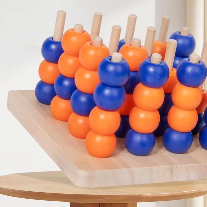 Quatre en une rangée 4 perles 3D