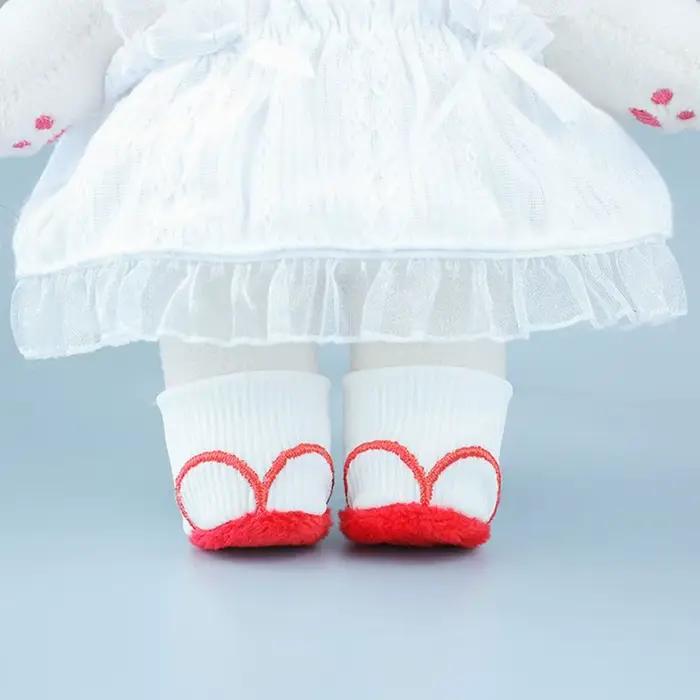 Chaussures en peluche de 20cm pour poupées, accessoires de poupées unisexes modernes et colorés pour habiller vos poupées en coton lors des cérémonies et des fêtes