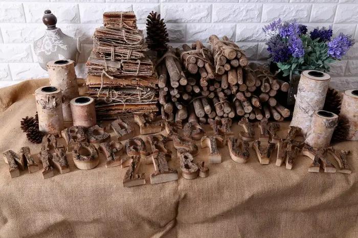 Lettres de l'Alphabet et Chiffres en Bois Massif