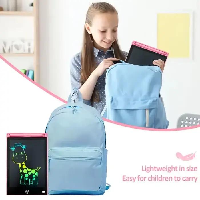 8. Tableau à dessin LCD coloré de 5 pouces