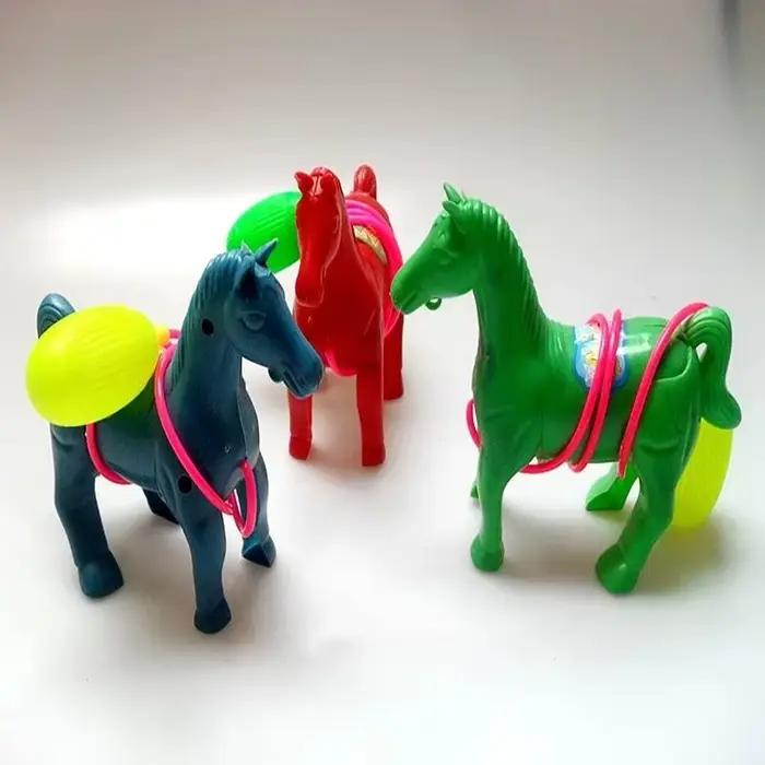 1 pièce : Jouet Poney Pneumatique à Commande par Cordon