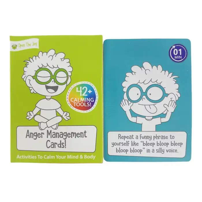 Jeu de cartes de gestion de la colère