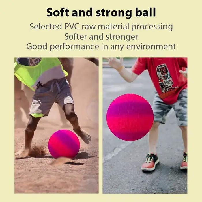 Balle de jeu pour enfants/balle d'eau/balle arc-en-ciel/Kickball gonflable en PVC/balles flutonnantes/jouet pour enfants pour l'intérieur et l'extérieur