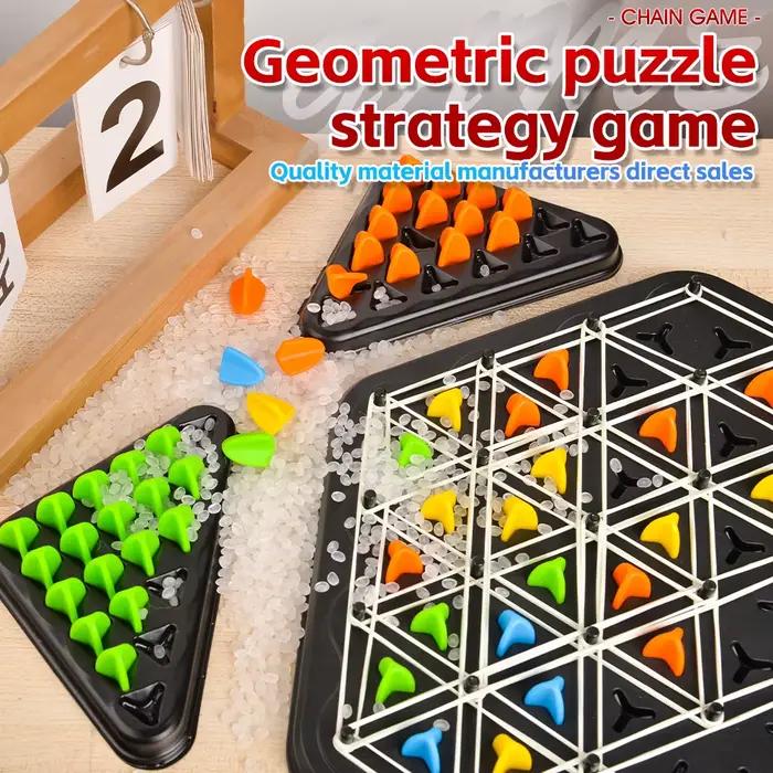 Triangle lien échecs table Puzzle jeu famille Parent-enfant jeu interactif pensée logique formation jouet éducatif