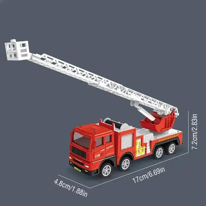Mini jouets de voiture de pompier à retirer