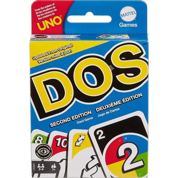 Nouveau jeu de cartes UNO DOS de Mattel 2026