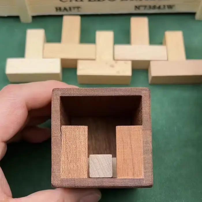 Boîte de puzzle en bois imposible très difficile pour adultes et enfants