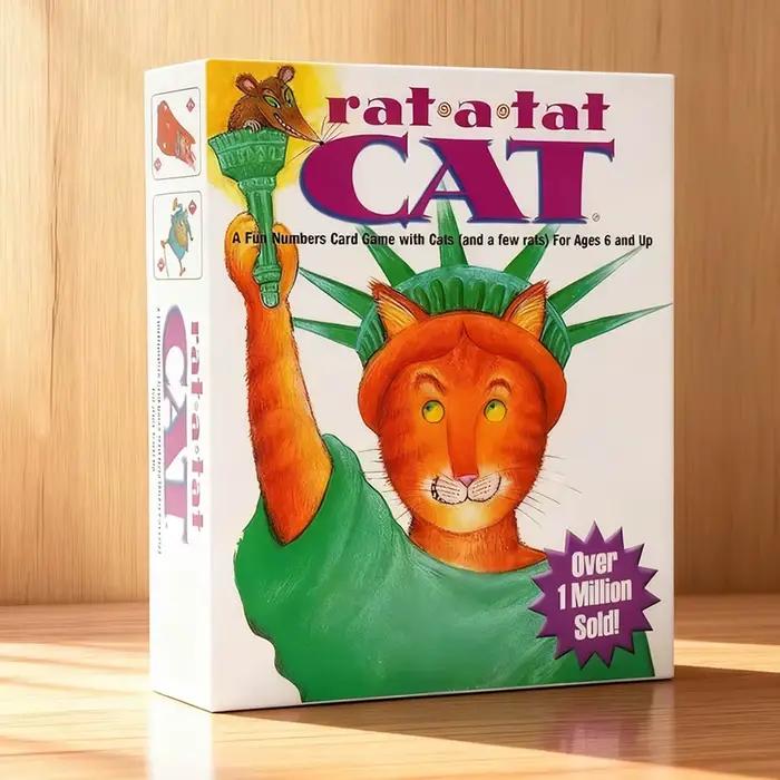 Jeu de cartes Rat A Tat Cat animaux nature mathématiques enfant apprentissage familial occasions spéciales