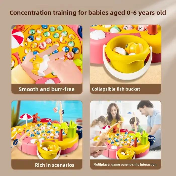 Jeu de pêche magnétique pour enfants