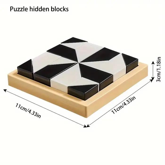 Puzzle à blocs cachés de 120 niveaux pour 3 ans et plus