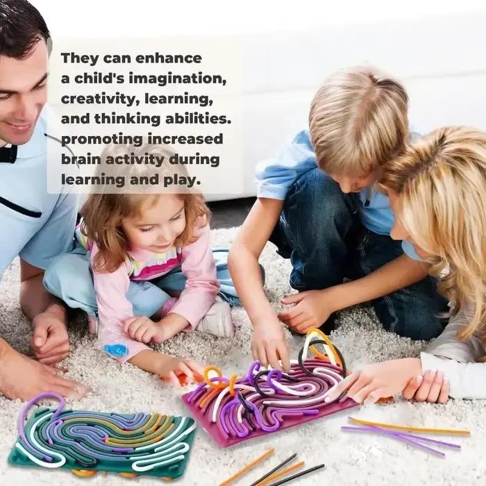 Planche d'activités sensorielles pour enfants