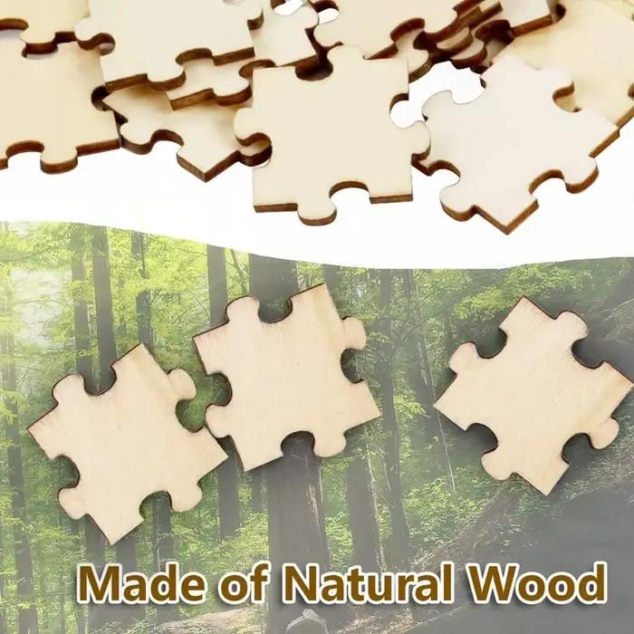Puzzle en bois inachevé 2/3/4cm