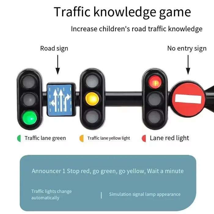 Feu de signalisation éducatif de sécurité