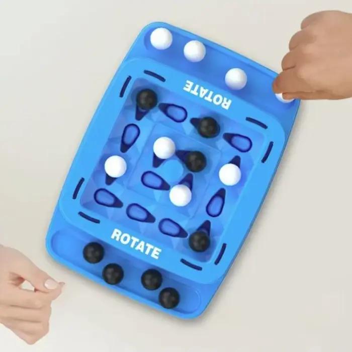 Jeu de stratégie rapide interactif quatre en ligne noir et blanc
