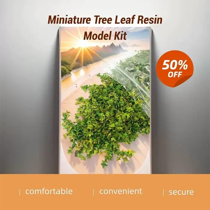 Kit de modèle de feuille d'arbre Miniature de Simulation de 33ml