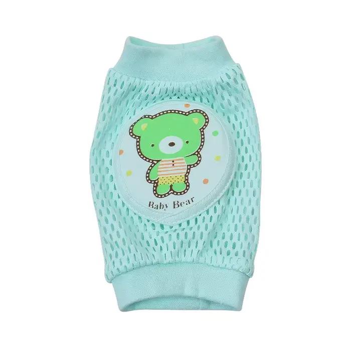 Genouillères en coton pour bébé unisexes dessin animés pour apprendre à ramper et à marcher sécurité été hiver anniversaire noël