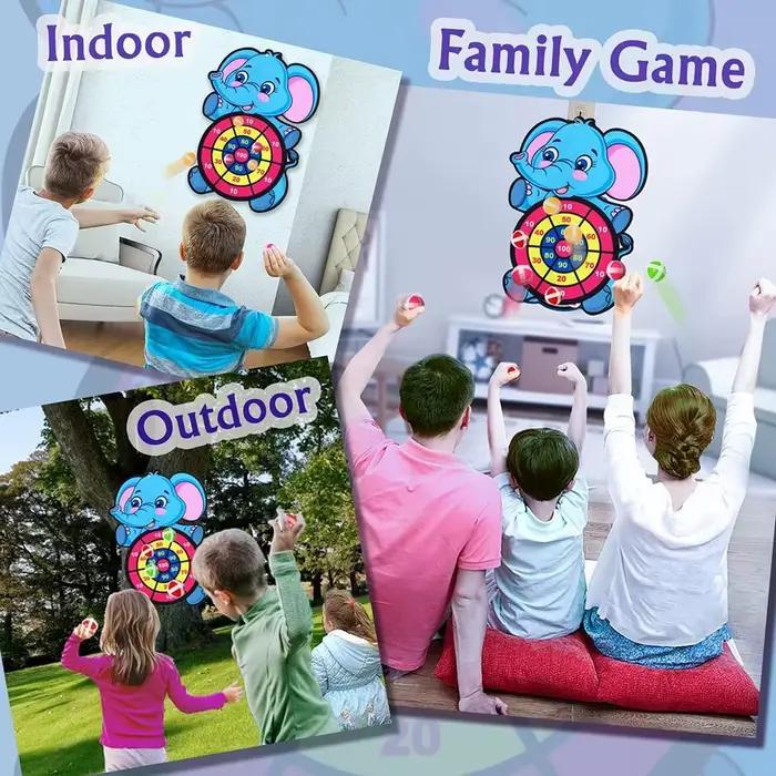 Jeu de fléchettes Montessori avec cible de tir