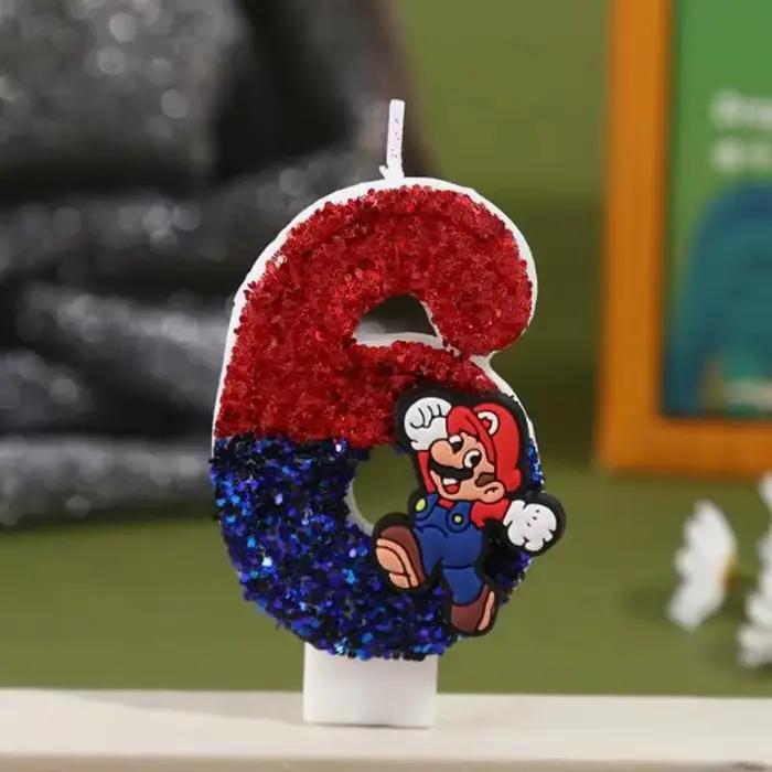 Bougie d'anniversaire Super Boy pour enfants