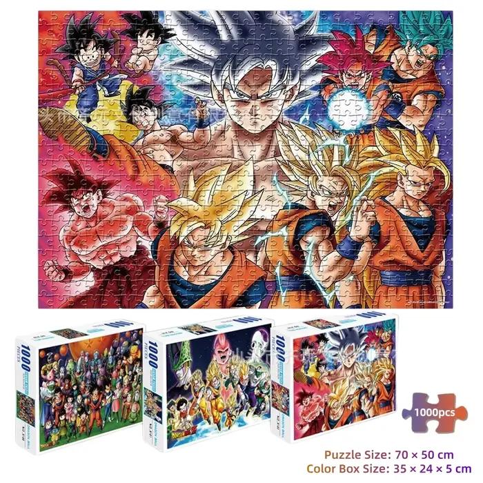 Puzzle en papier à assembler sur le thème de l'anime Dragon Ball
