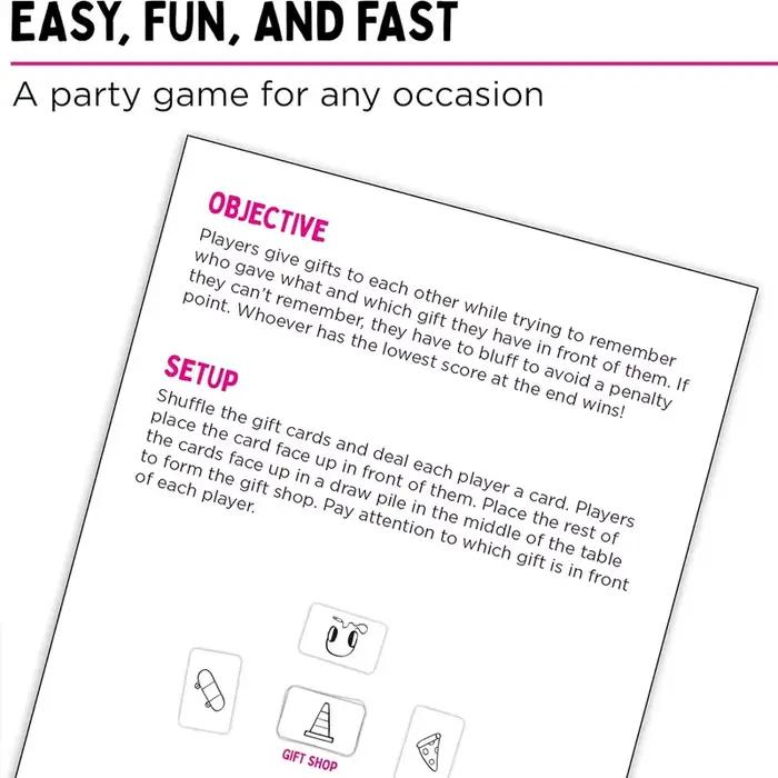 C'est pas un chapeau-Fun Bluffing & Memory Party Game pour tous âges | Idéal pour les rassemblements de la famille |