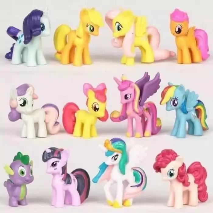 12 figurines My Little Pony