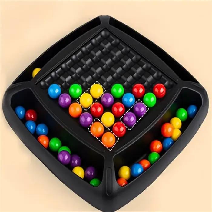 Arc-en-ciel balle élimination Puzzle jeu d'échecs enfants bureau Parent enfant jouet maternelle