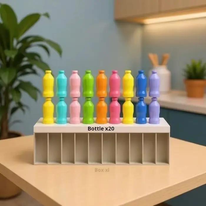 KNYYSECQ Jeu de Bureau Interactif Parent-Enfant : Bouteilles à Deviner