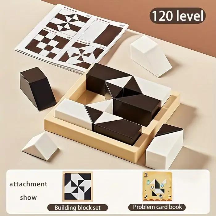 Puzzle à blocs cachés de 120 niveaux pour 3 ans et plus