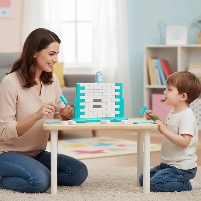 Mini Jeu Éducatif Interactif « Sauvez le Pingouin » : Blocs d'Équilibre
