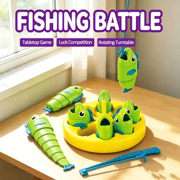 Jeu de société de pêche avec plateau rotatif