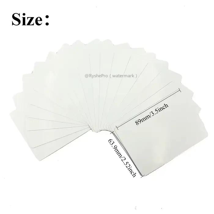 Cartes à jouer vierges 54 pièces