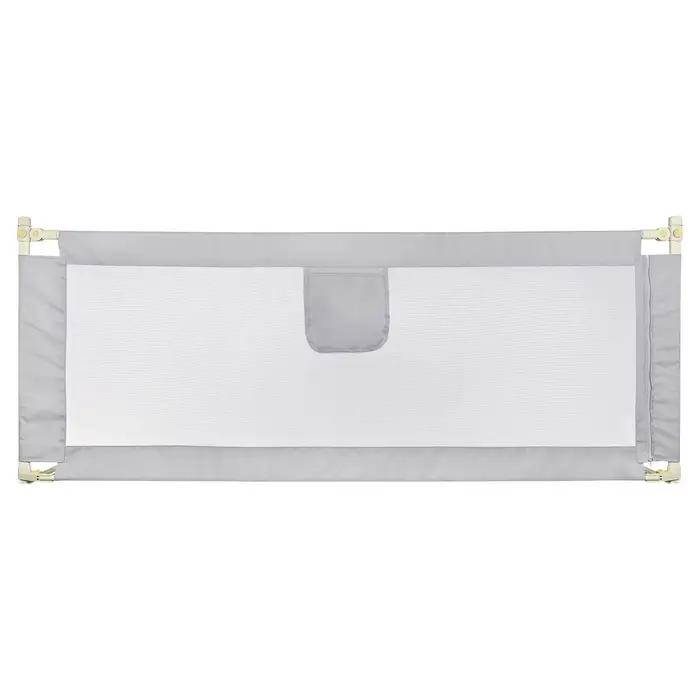 Barrière de lit en fer réglable en hauteur pour enfants 7-12 mois anti-chute filet aéré stable et facile à monter occasions spéciales chambre à coucher