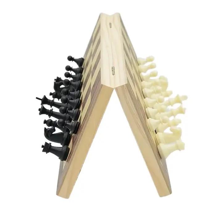 Jeu d'échecs international en bois massif