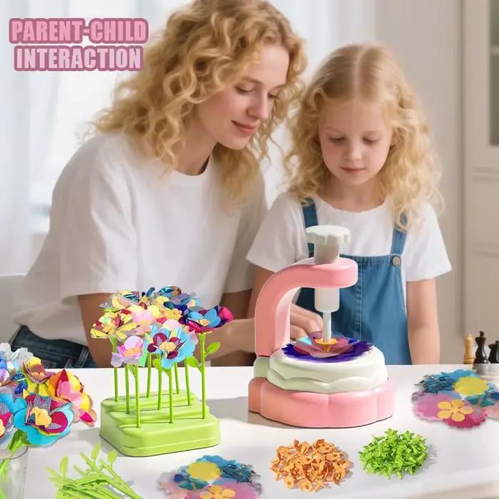 Bouquets de fleurs en tissu, jouets, Kits artisanaux de bricolage, jouets pour enfants, marché de fleurs faites à la main, jouet pour filles, cadeau de noël et d'anniversaire