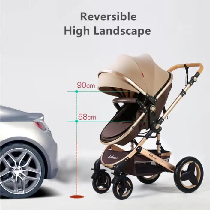 Poussette bébé 3 en 1 avec confort pour bébé