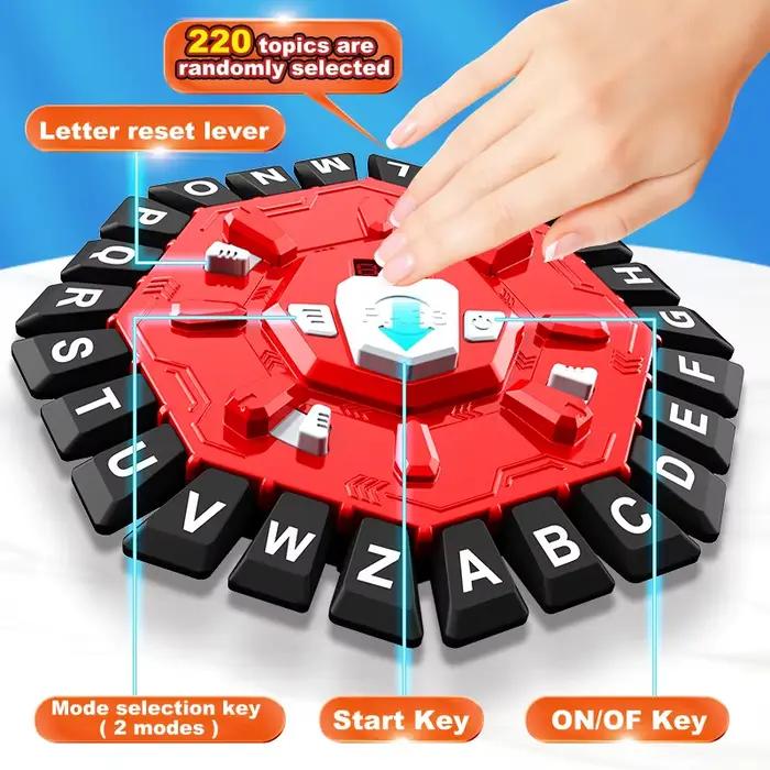 Jeu de société familial Word Play avec minuterie à affichage numérique
